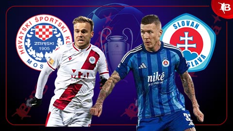  Nhận định bóng đá Zrinjski vs Slovan Bratislava, 02h00 ngày 30/7: Nhẹ nhàng đi tiếp